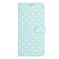 iPhone 17 Polka Dot Pattern Wallet Case - Blue