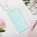 iPhone 17 Polka Dot Pattern Wallet Case - Blue
