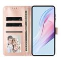 iPhone 17 Polka Dot Pattern Wallet Case - Pink