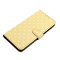iPhone 17 Polka Dot Pattern Wallet Case - Yellow