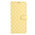 iPhone 17 Polka Dot Pattern Wallet Case - Yellow