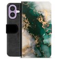 iPhone 17 Premium Wallet Case - Jade Marble