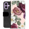 iPhone 17 Premium Wallet Case - Romantic Flowers