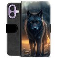 iPhone 17 Premium Wallet Case - Wolf