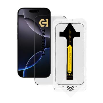 iPhone 17 Pro/18 Pro Tactical Impact Barrier for Rookies Tempered Glass Screen Protector - Black Edge