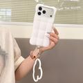 iPhone 17 Pro/18 Pro Cloud Puffer Silicone Case - White
