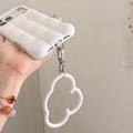 iPhone 17 Pro/18 Pro Cloud Puffer Silicone Case - White