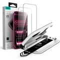 iPhone 17 Pro/18 Pro ESR UltraFit Tempered Glass Screen Protector - 9H, 0.3mm - Black Edge