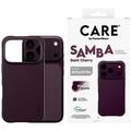 iPhone 17 Pro/18 Pro PanzerGlass Care Fashionable Samba Case - MagSafe Compatible - Dark Cherry