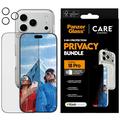 iPhone 17 Pro/18 Pro PanzerGlass Care Flagship 3-in-1 Privacy Bundle - Clear