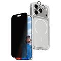 iPhone 17 Pro/18 Pro PanzerGlass Care Flagship 3-in-1 Privacy Bundle - Clear