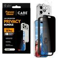 iPhone 17 Pro/18 Pro PanzerGlass Care Flagship 3-in-1 Privacy Bundle - Clear