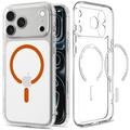 iPhone 17 Pro/18 Pro Spigen Ultra Hybrid MagSafe Case - Orange / Clear