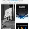 iPhone 17 Pro/18 Pro Spigen Ultra Hybrid Optik S MagSafe Case - Silver / Clear