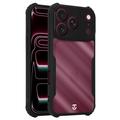 iPhone 17 Pro/18 Pro Tactical Quantum Stealth Case with Reinforced Corners - Clear / Black