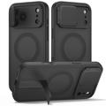 iPhone 17 Pro/18 Pro Tech-Protect Kevlar Aura Case - MagSafe Compatible - Black