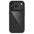 iPhone 17 Pro/18 Pro Tech-Protect MagOne MagSafe CC Case with 2x Glass+ Screen Protector - Black / Clear
