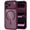 iPhone 17 Pro/18 Pro Tech-Protect MagOne MagSafe CC Case with 2x Glass+ Screen Protector - Dark Cherry / Clear