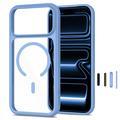 iPhone 17 Pro/18 Pro Tech-Protect MagOne MagSafe CC Case with 2x Glass+ Screen Protector - Light Blue / Clear