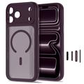 iPhone 17 Pro/18 Pro Tech-Protect MagPeak MagSafe CC Case - Matte Dark Cherry
