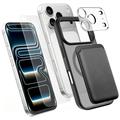 iPhone 17 Pro 4-in-1 MagSafe Protection Set with Card Holder - Black