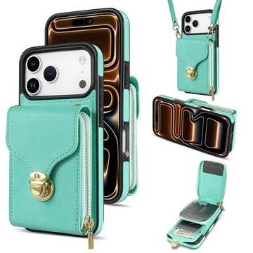 iPhone 17 Pro All-in-One Case with Wallet / Strap - Mint