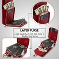 iPhone 17 Pro/18 Pro All-in-One Case with Wallet & Strap - Red