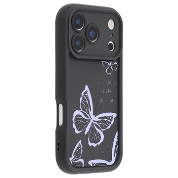 iPhone 17 Pro Butterfly Print TPU Case