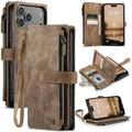 iPhone 17 Pro Caseme C30 Multifunctional Wallet Case - Brown