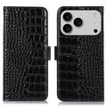 iPhone 17 Pro Crocodile Series Wallet Leather Case with RFID