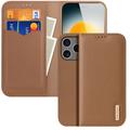iPhone 17 Pro Dux Ducis Hivo Wallet Leather Case - Brown