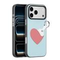 iPhone 17 Pro Dux Ducis Luvy Case with Finger Ring/Hand Strap - Sky Blue / Heart