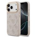 iPhone 17 Pro Guess 4G Gold Frame Case - MagSafe Compatible - Pink