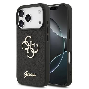 iPhone 17 Pro Guess Fixed Glitter 4G Metal Logo Case