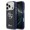 iPhone 17 Pro Guess IML 4G Script Metal Logo Case - Blue