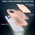 iPhone 17 Pro Hybrid Case with Hidden Mirror & Card Slot - Pink