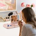 iPhone 17 Pro Hybrid Case with Hidden Mirror & Card Slot - Pink