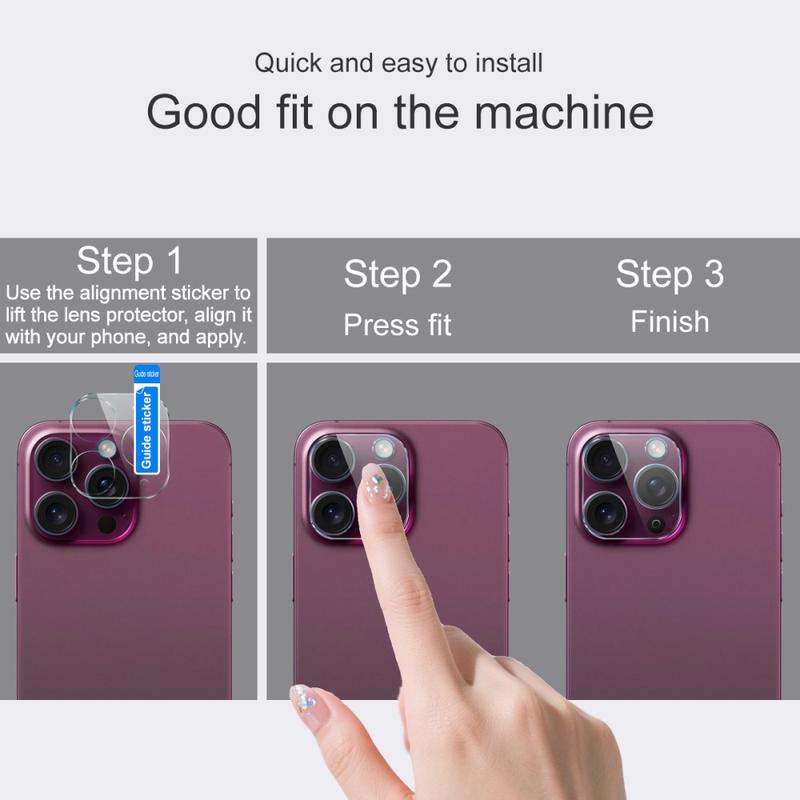 N//C Seminer Camera Lens-Protector-13 Pro [3 Pack] Compatible with