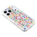 iPhone 17 Pro Jaucase Natural Stone Epoxy Case - White