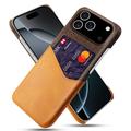 iPhone 17 Pro KSQ Case with Card Pocket - Orange