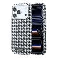 iPhone 17 Pro Karl Lagerfeld Houndstooth Resin Plate Case - MagSafe Compatible