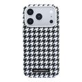 iPhone 17 Pro Karl Lagerfeld Houndstooth Resin Plate Case - MagSafe Compatible