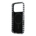 iPhone 17 Pro Karl Lagerfeld Houndstooth Resin Plate Case - MagSafe Compatible