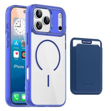 iPhone 17 Pro MagSafe Case with Card Holder - Sapphire / Transparent