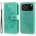 iPhone 17 Pro Mandala Series Wallet Case - Green