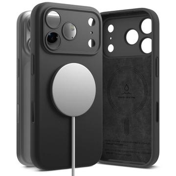 iPhone 17 Pro Max/18 Pro Max Ringke Liquid Silicone MagSafe Case - Black