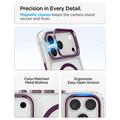 iPhone 17 Pro Max/18 Pro Max Spigen Ultra Hybrid Optik S MagSafe Case - Burgundy / Clear