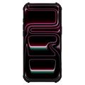 iPhone 17 Pro Max/18 Pro Max Tactical Quantum Stealth Case with Reinforced Corners - Clear / Black