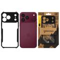 iPhone 17 Pro Max/18 Pro Max Tactical Quantum Stealth Case with Reinforced Corners - Clear / Black