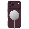 iPhone 17 Pro Max/18 Pro Max Tech-Protect Liquid Silicone Case - MagSafe Compatible - Burgundy